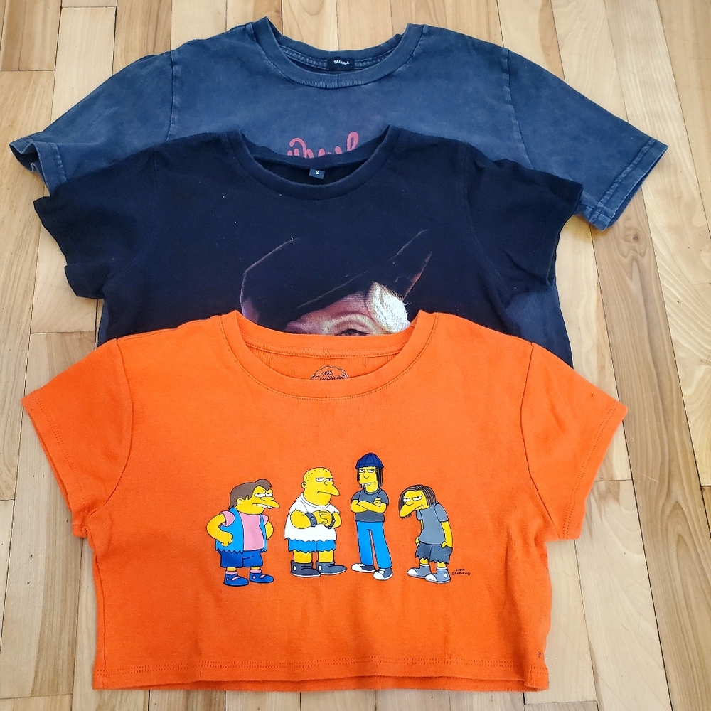 Vintage bundle of 3 Crop tops